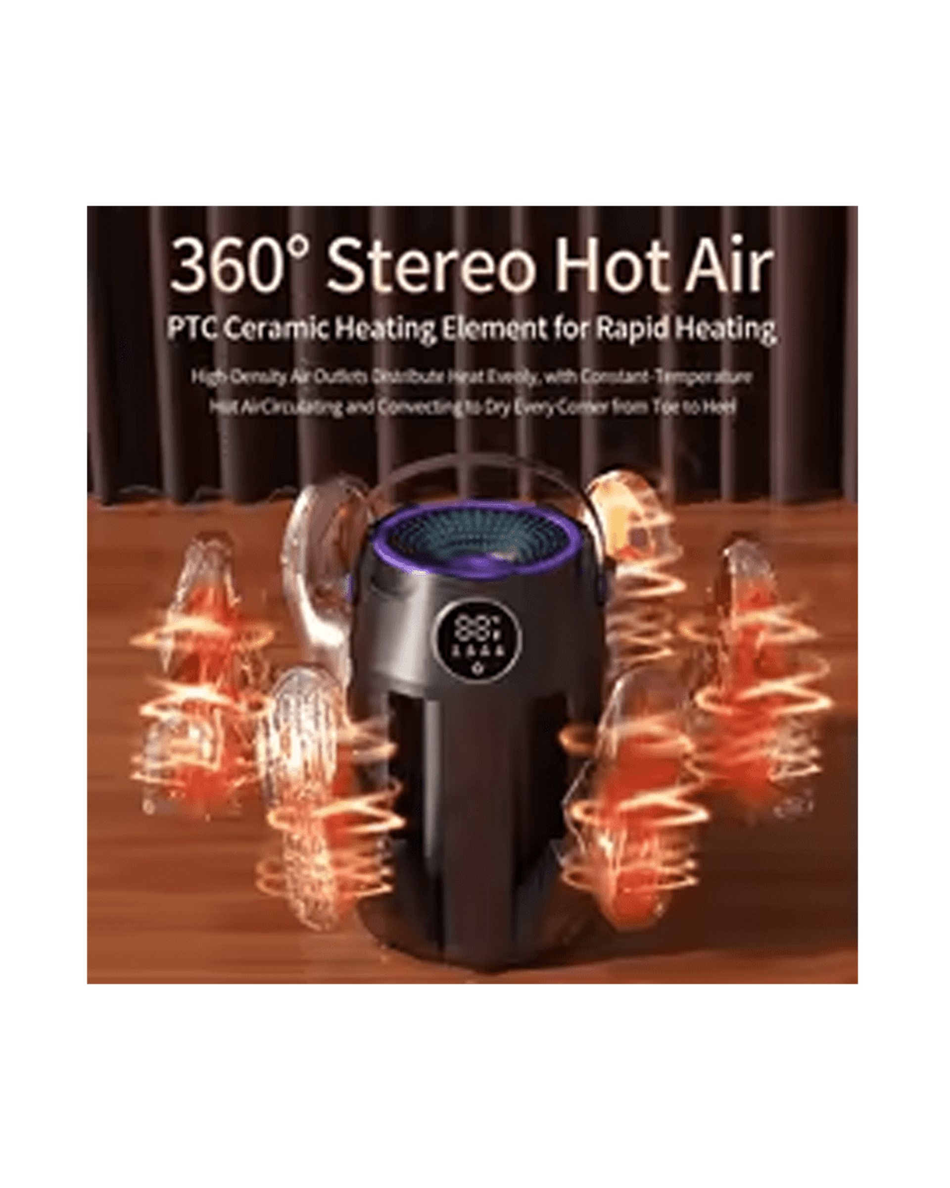 Secador de Calçado 360º (3 Pares) - 6